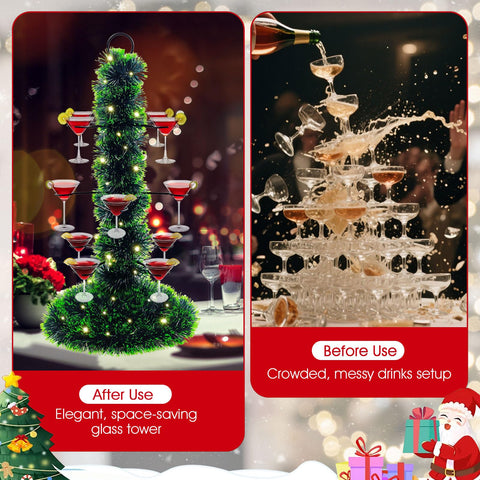 Tryitsbest torre-cóctel-martini-shot apta para vasos pequeños y cócteles variados.