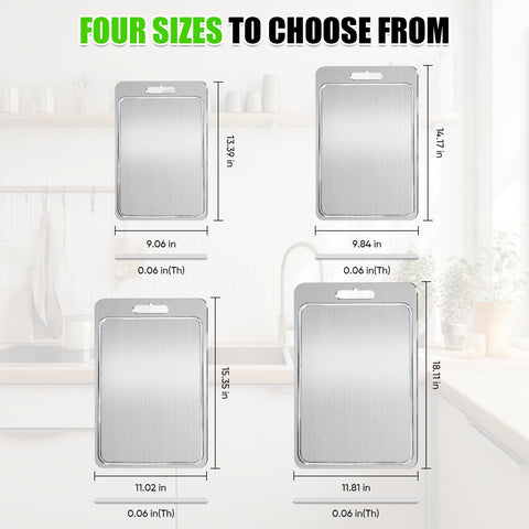 Tabla de corte Tsinlan.ayn, doble-material para separar alimentos y facilitar flujo.
