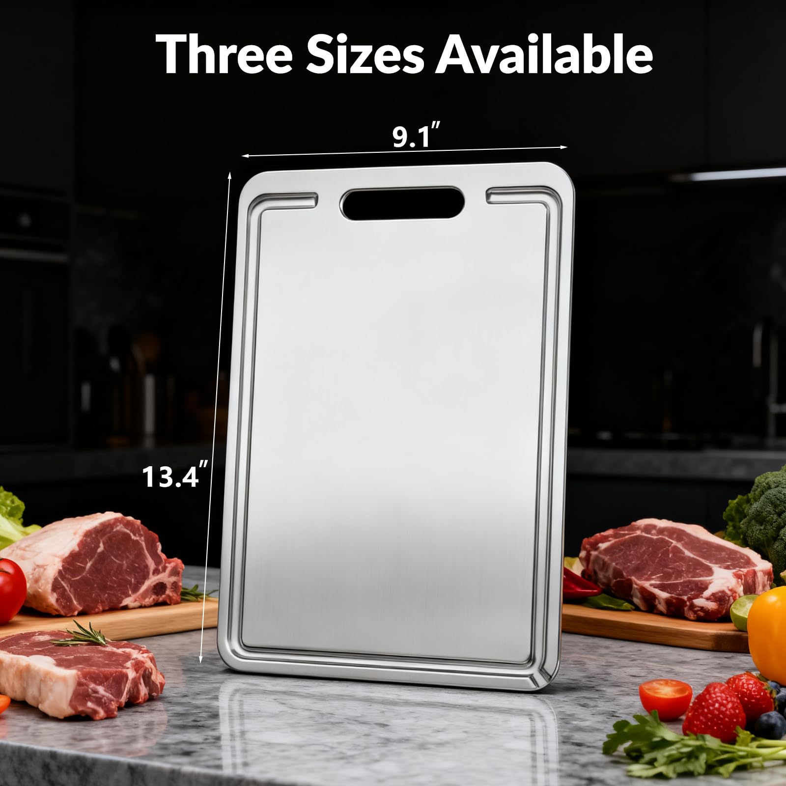 Uso diario en cocina con Tsinlan.ayn, ideal para carnes, frutas y verduras.