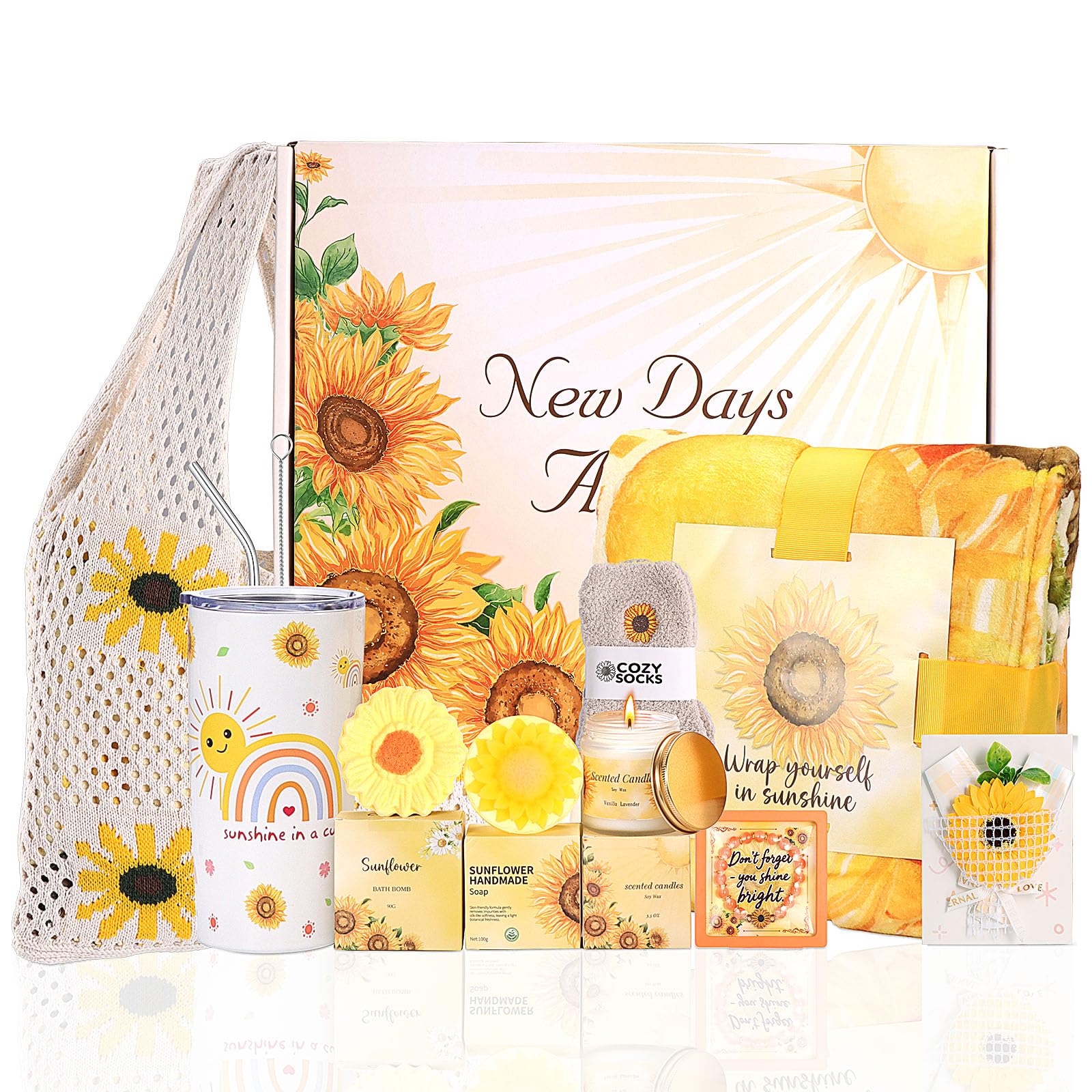 TsunNee manta girasol para envolver y aportar calor reconfortante.