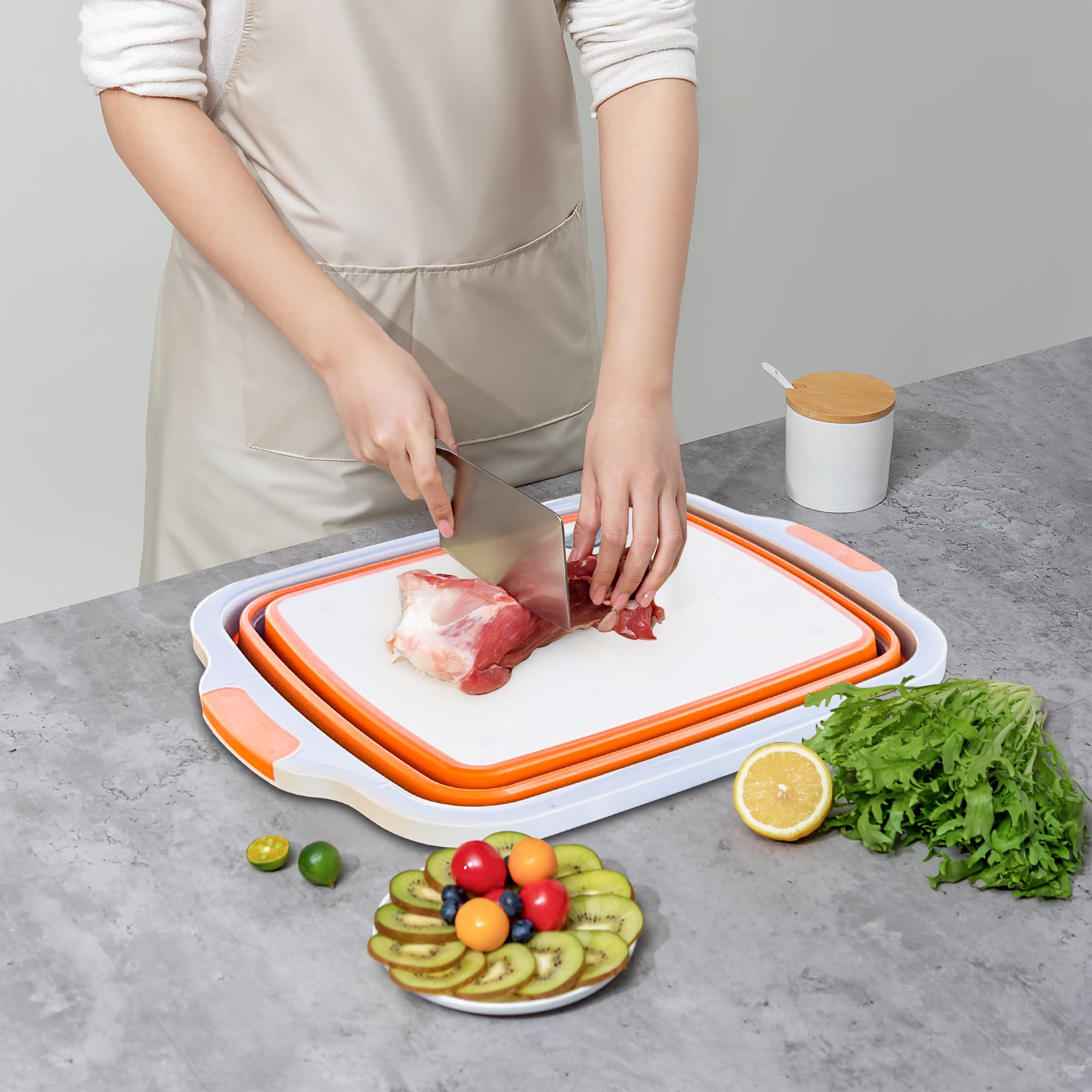 Tubo para barbacoa colapsable ideal para picnic y cocina al exterior.