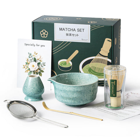TUDRUKU batidor de matcha de bambú para una mezcla suave y cremosa