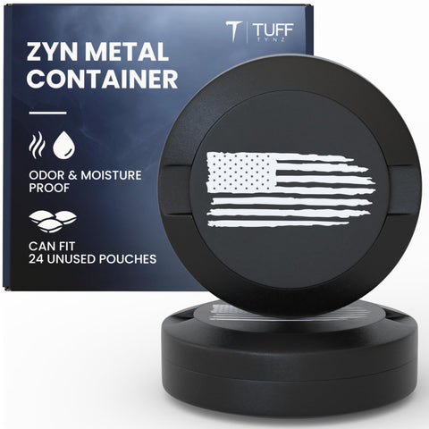 Lata Zyn de metal TuffTynz compacta para llevar en el bolsillo y mantener frescos