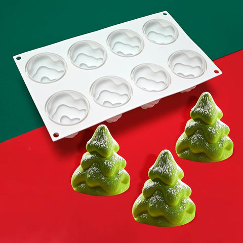 TUKE molde fácil de desmoldeo, árbol navideño, limpieza simple.