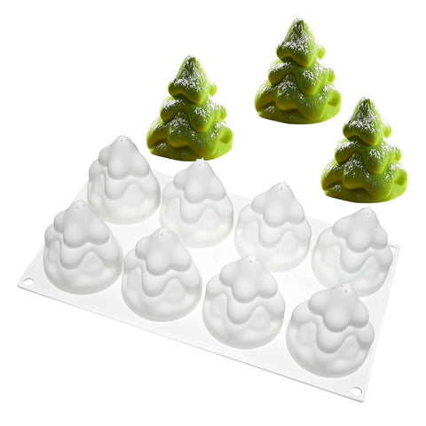TUKE molde 3D para árbol navideño, desmoldeo suave y rápido.
