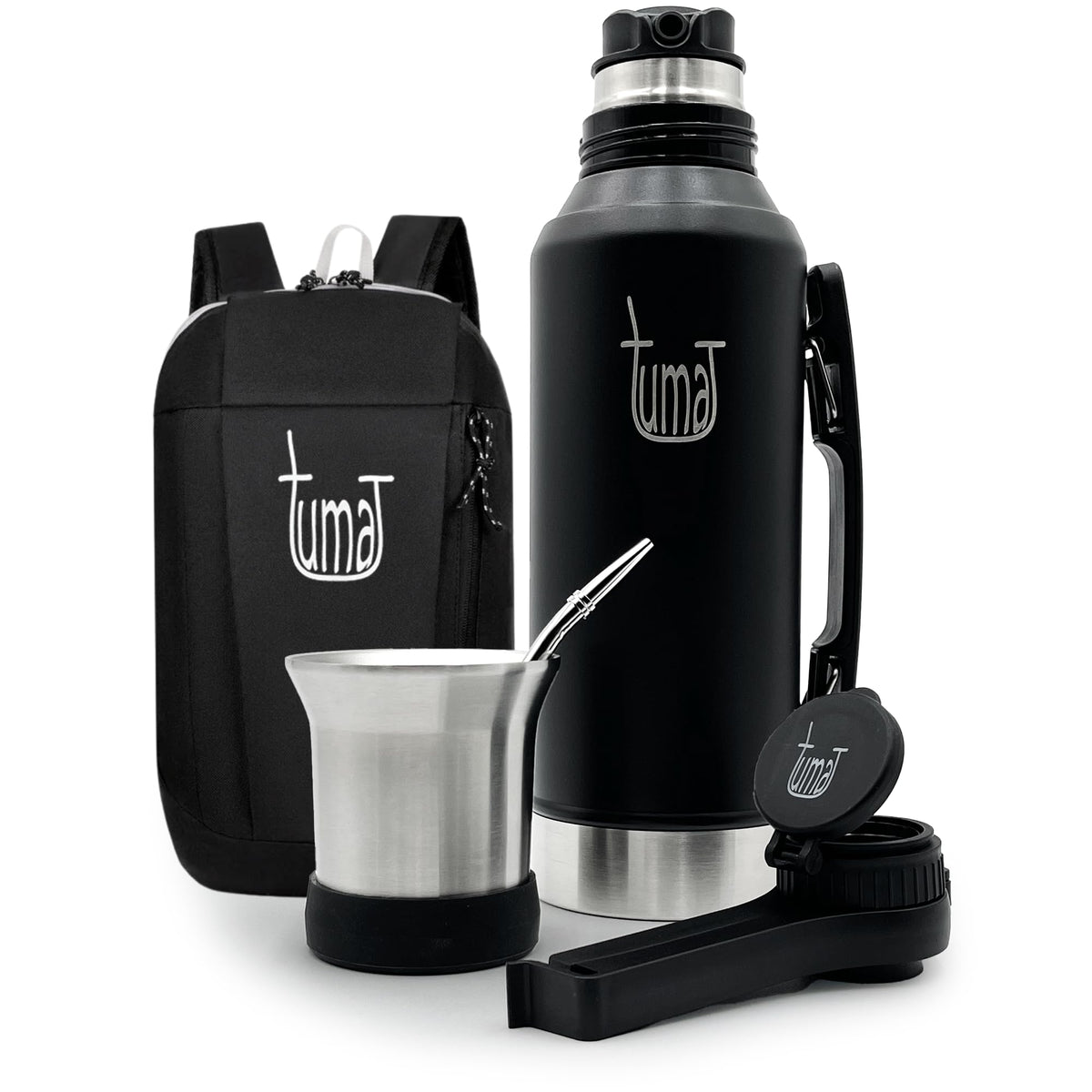 TUMA TU MATE termo 1.2L con sistema de agua constante para mate sin interrupciones