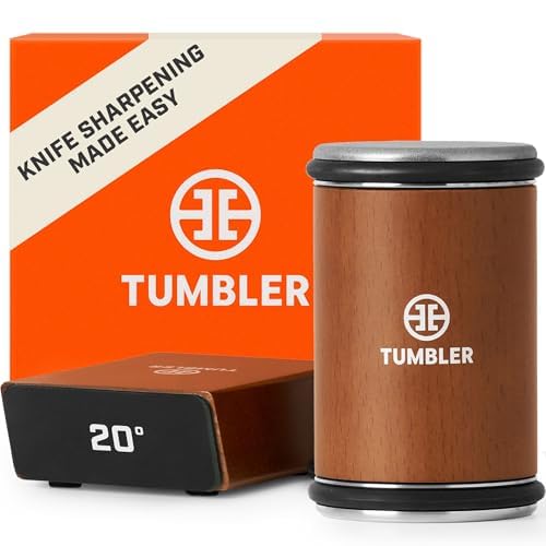 TUMBLER afilador rodante para cuchillos de cocina; filo rápido y preciso