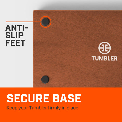 TUMBLER, patas antideslizantes, base segura durante el afilado