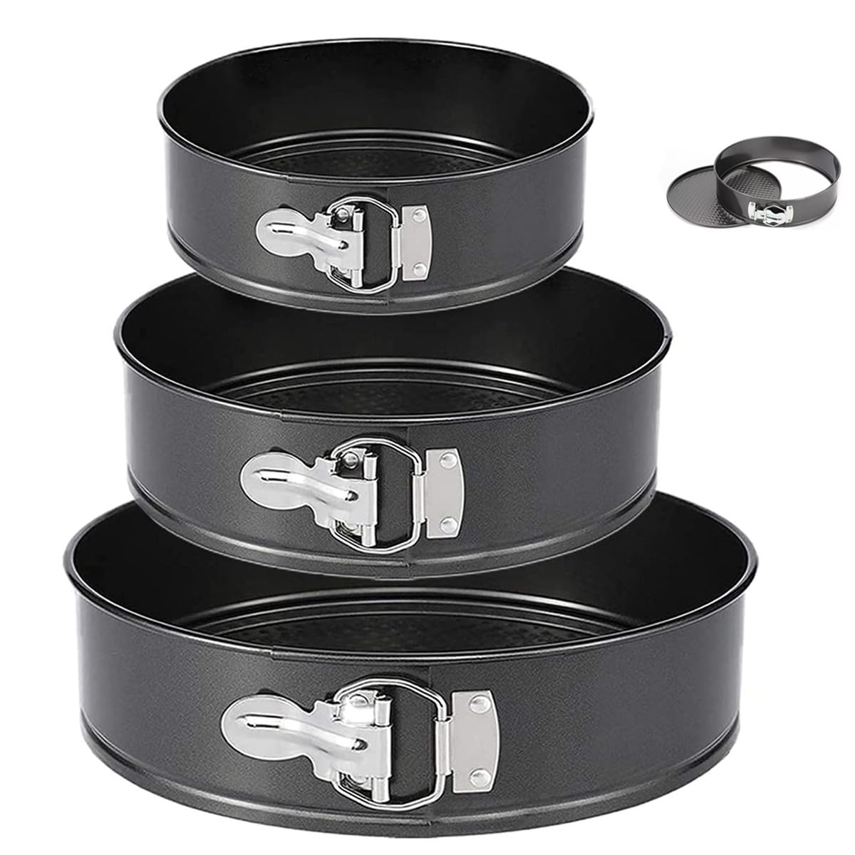 Tunyet molde desmontable de 7 pulgadas, ideal para cheesecake y postres fáciles.