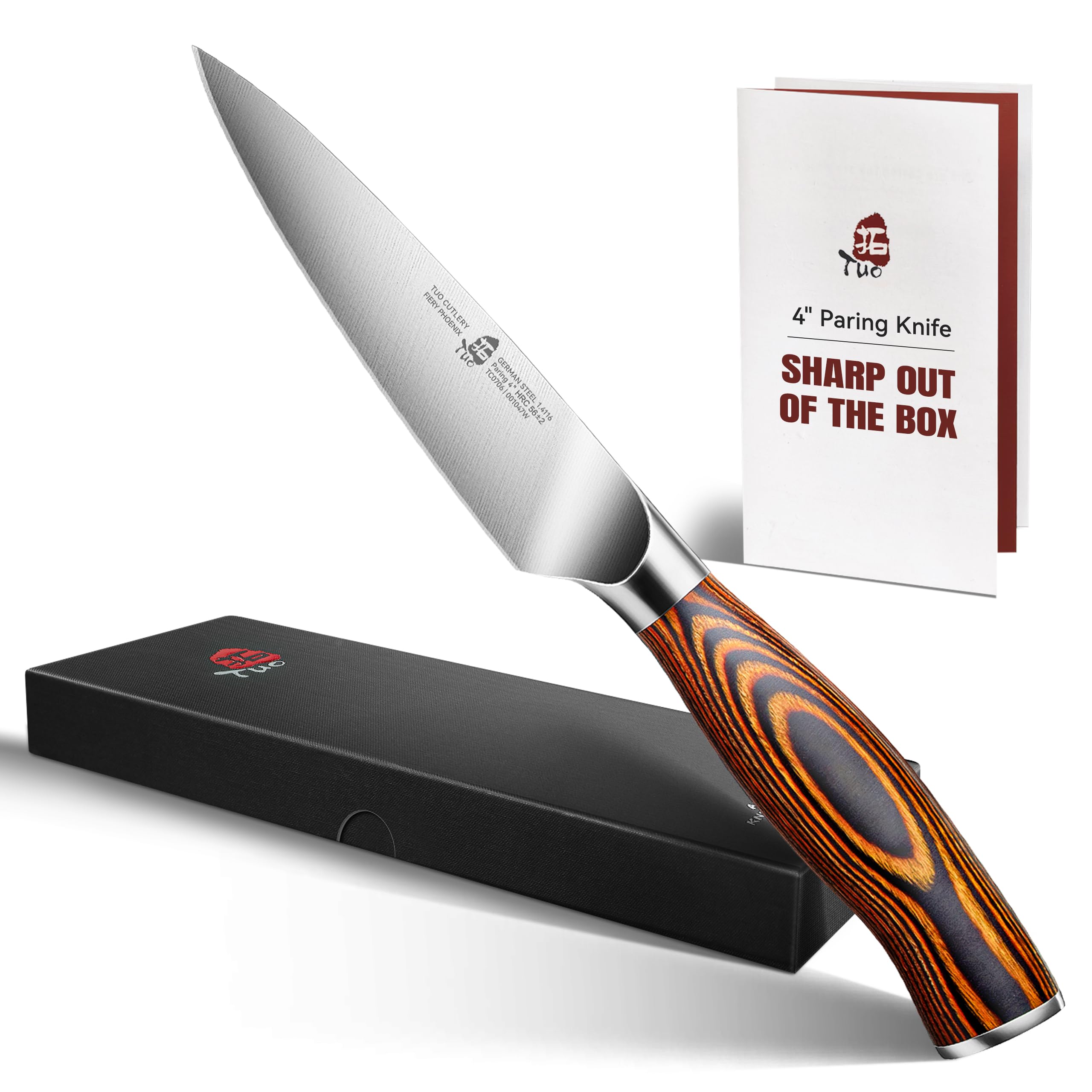 Cuchillo TUO para pelar 4 pulgadas con precisión