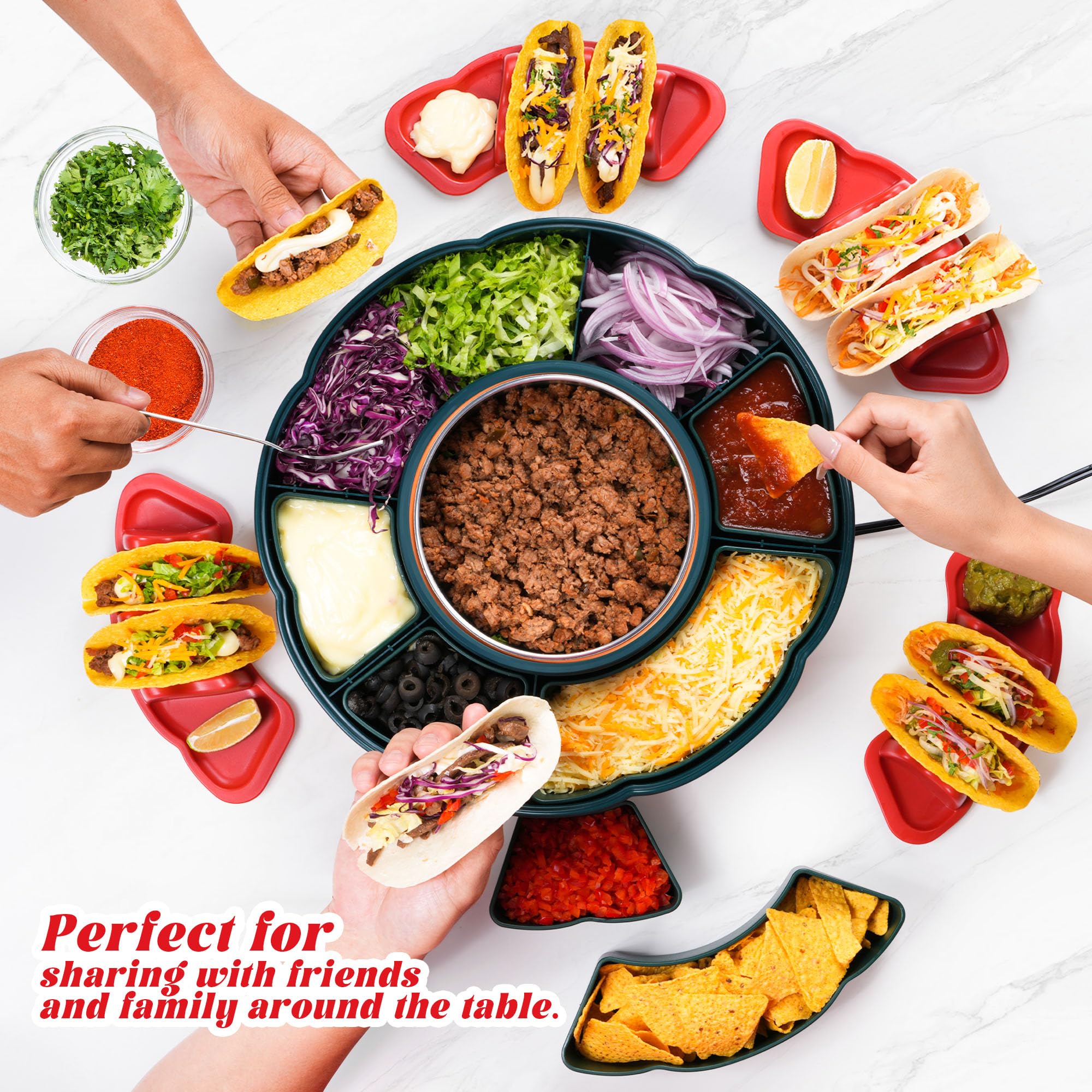Tupoyi Conjunto Martes de Tacos, regalo perfecto para anfitriones y familias.