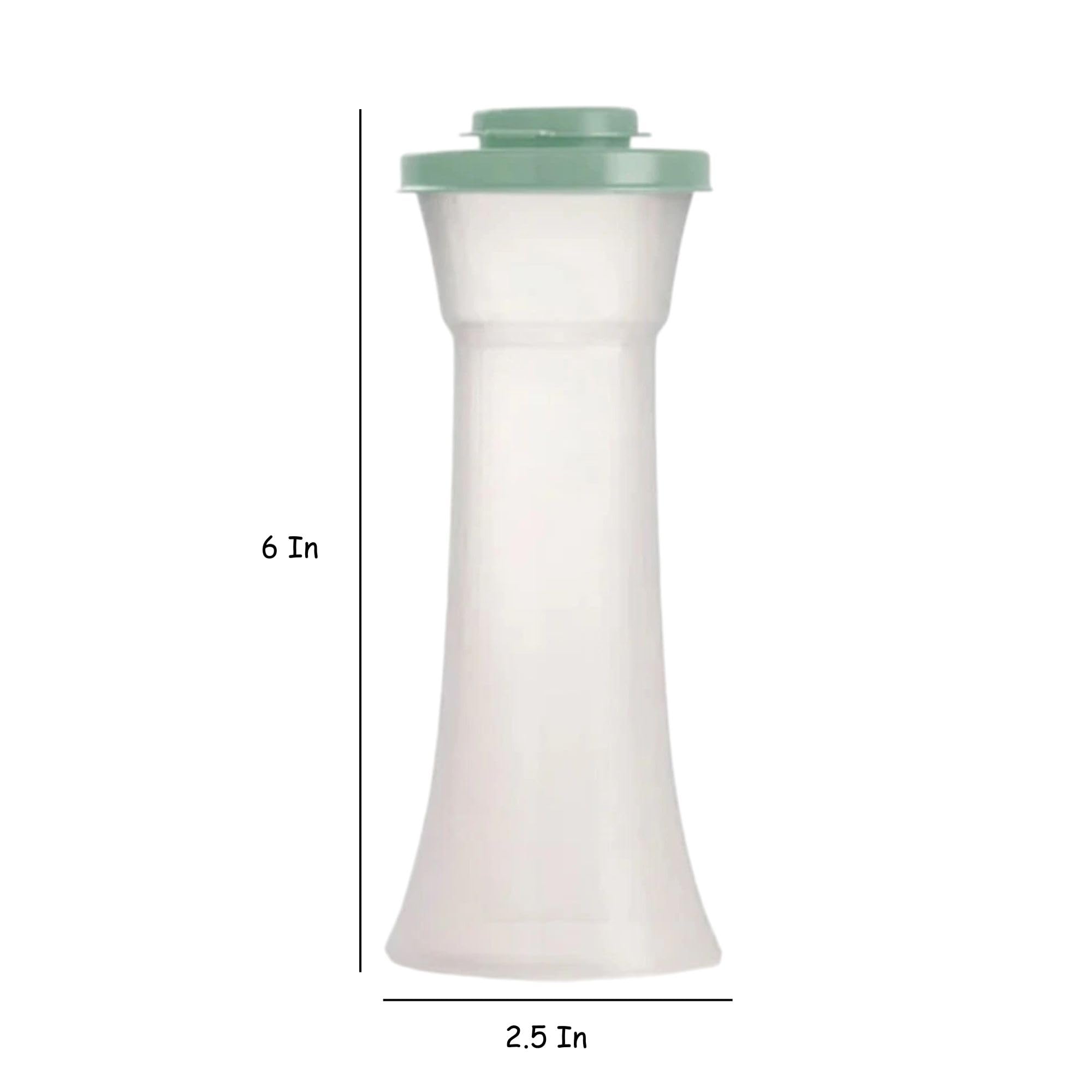 Tupperware cierres verde salvia cristal con sello hermético mantiene frescura de especias.