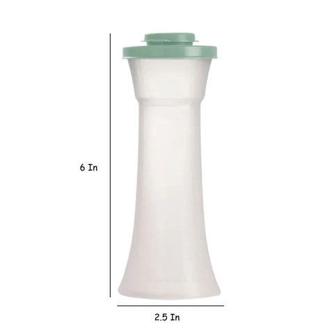Tupperware cierres verde salvia cristal con sello hermético mantiene frescura de especias.
