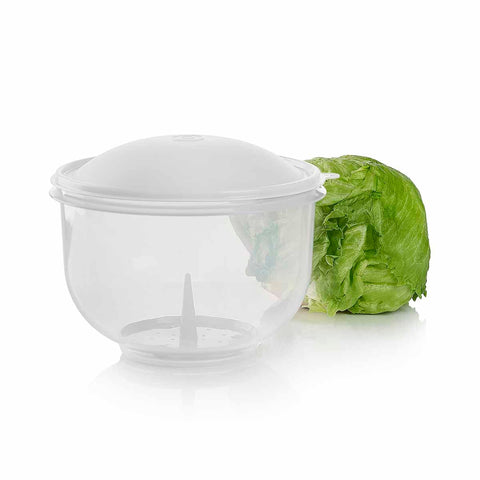 Tupperware contenedor para lechuga blanco, mantiene la lechuga fresca por más tiempo