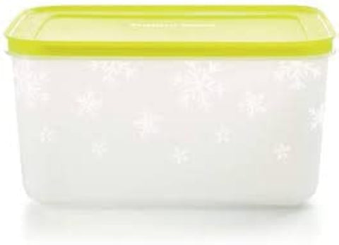 Contenedor Tupperware de utilidad para congelador 2,5 L, vista frontal, mantiene alimentos frescos y seguros.