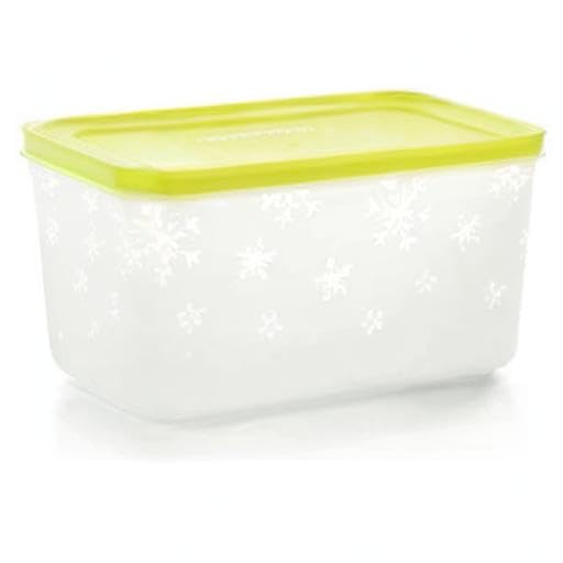 Contenedor Tupperware de utilidad para congelador 2,5 L, tapa cerrada, mantiene frescura y porciones seguras.