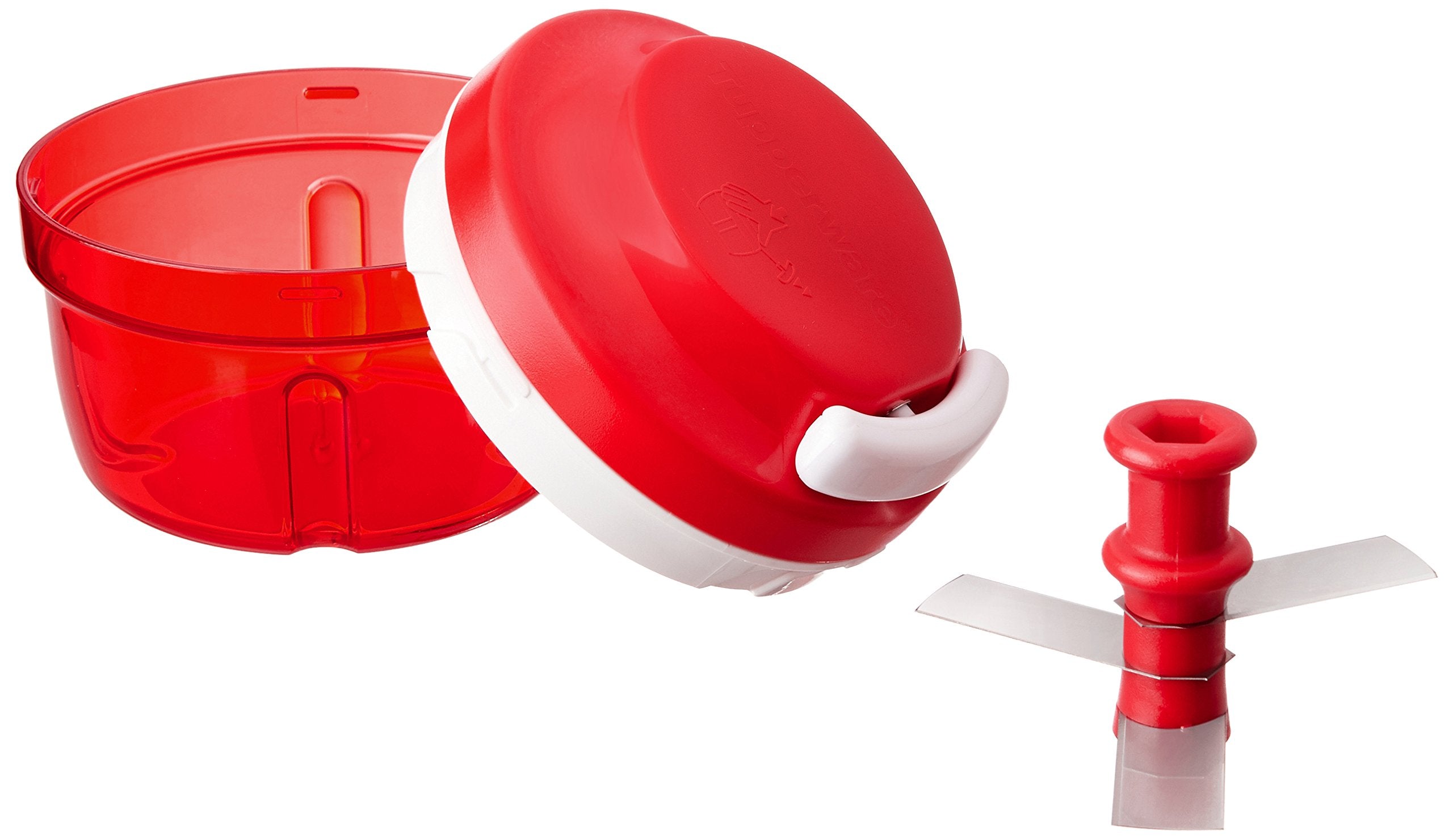 Tupperware Cortador Inteligente base transparente para monitorear el picado.