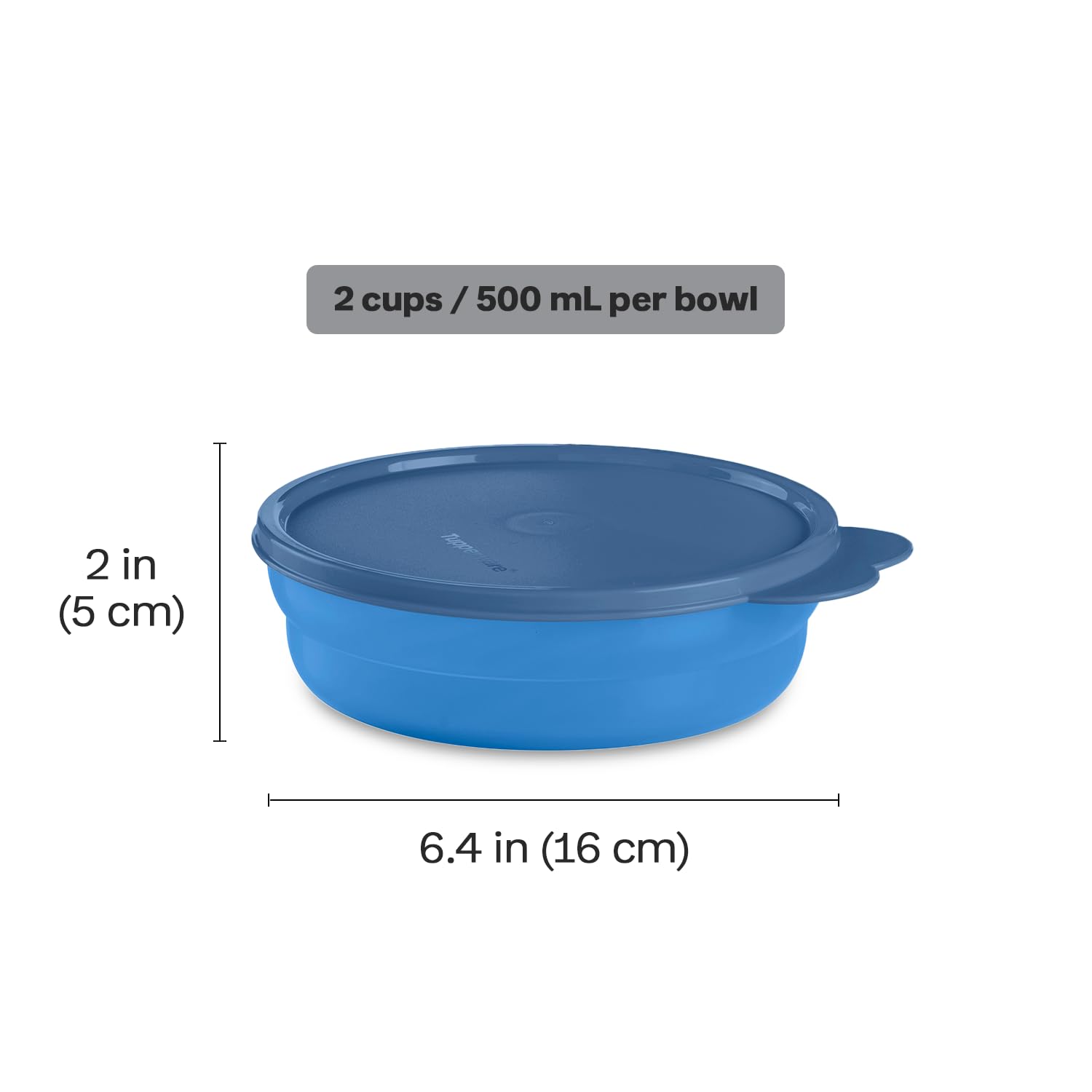 Tupperware con doble pestaña facilita apertura y cierre con una mano
