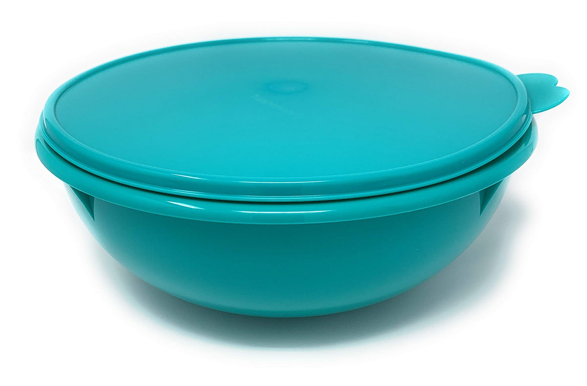 Tupperware Fix N Mix bol grande azul turquesa para mezclar y servir