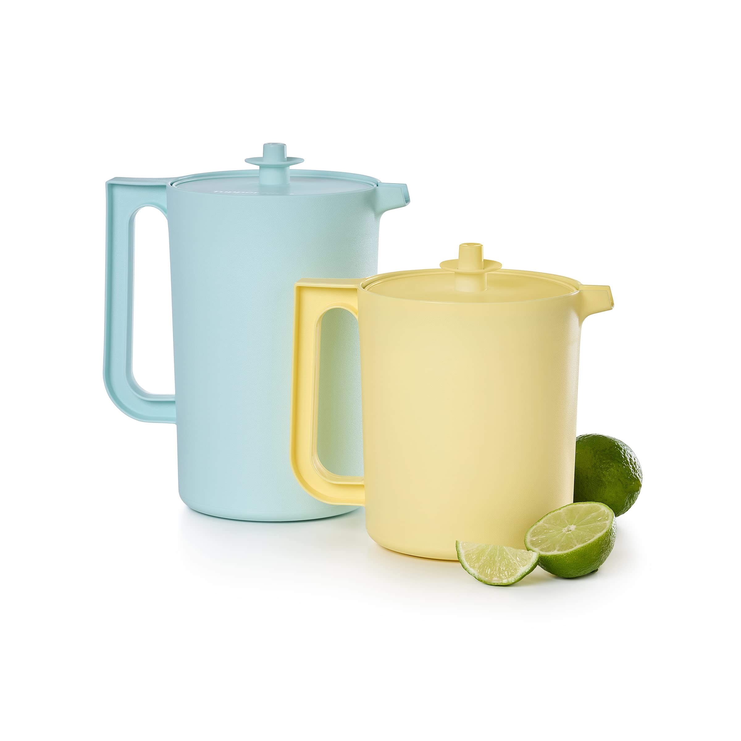 Jarra Heritage azul-amarillo, 1.5 qt, para bebidas.