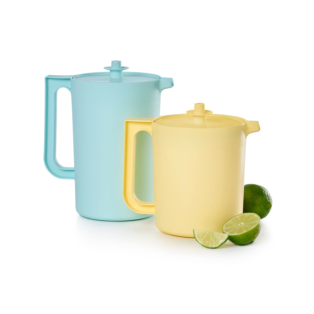 Jarra Heritage azul-amarillo, 1.5 qt, para bebidas.