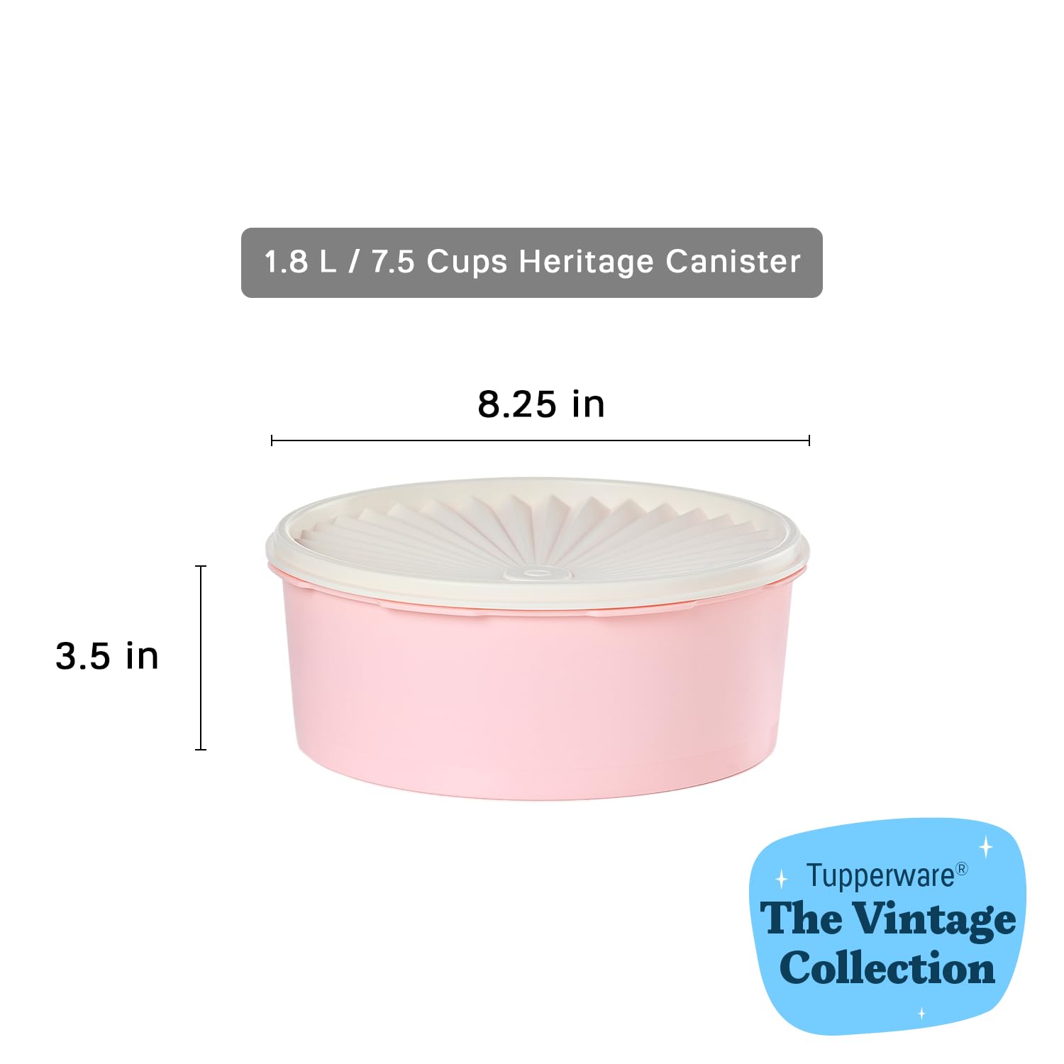 Lata galletas Heritage, apilable y cómodo para organización