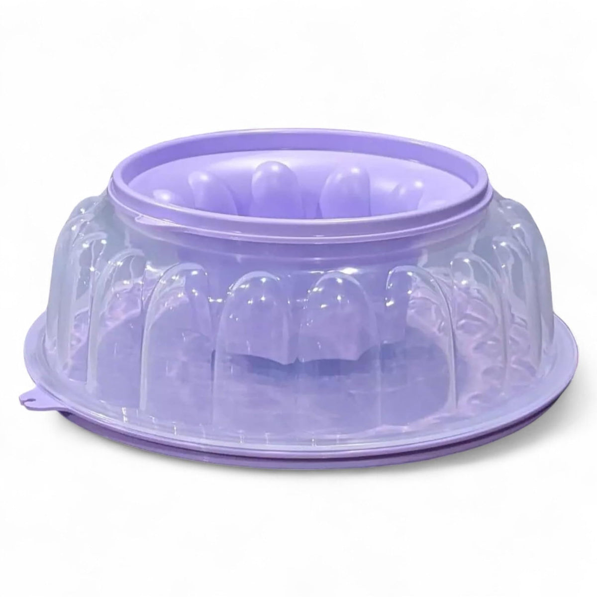 Tupperware Jel Ring Mold desmoldado fácil gracias al centro removible.