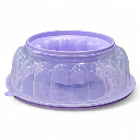 Tupperware Jel Ring Mold desmoldado fácil gracias al centro removible.