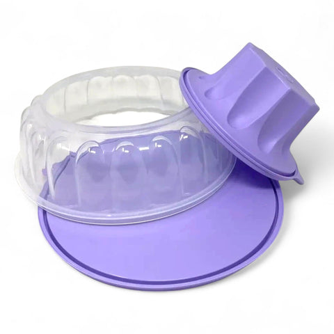 Tupperware Jel Ring Mold con capacidad de 6 tazas para porciones.