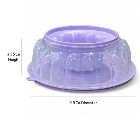 Tupperware Jel Ring Mold, apto para lavavajillas y libre de BPA.