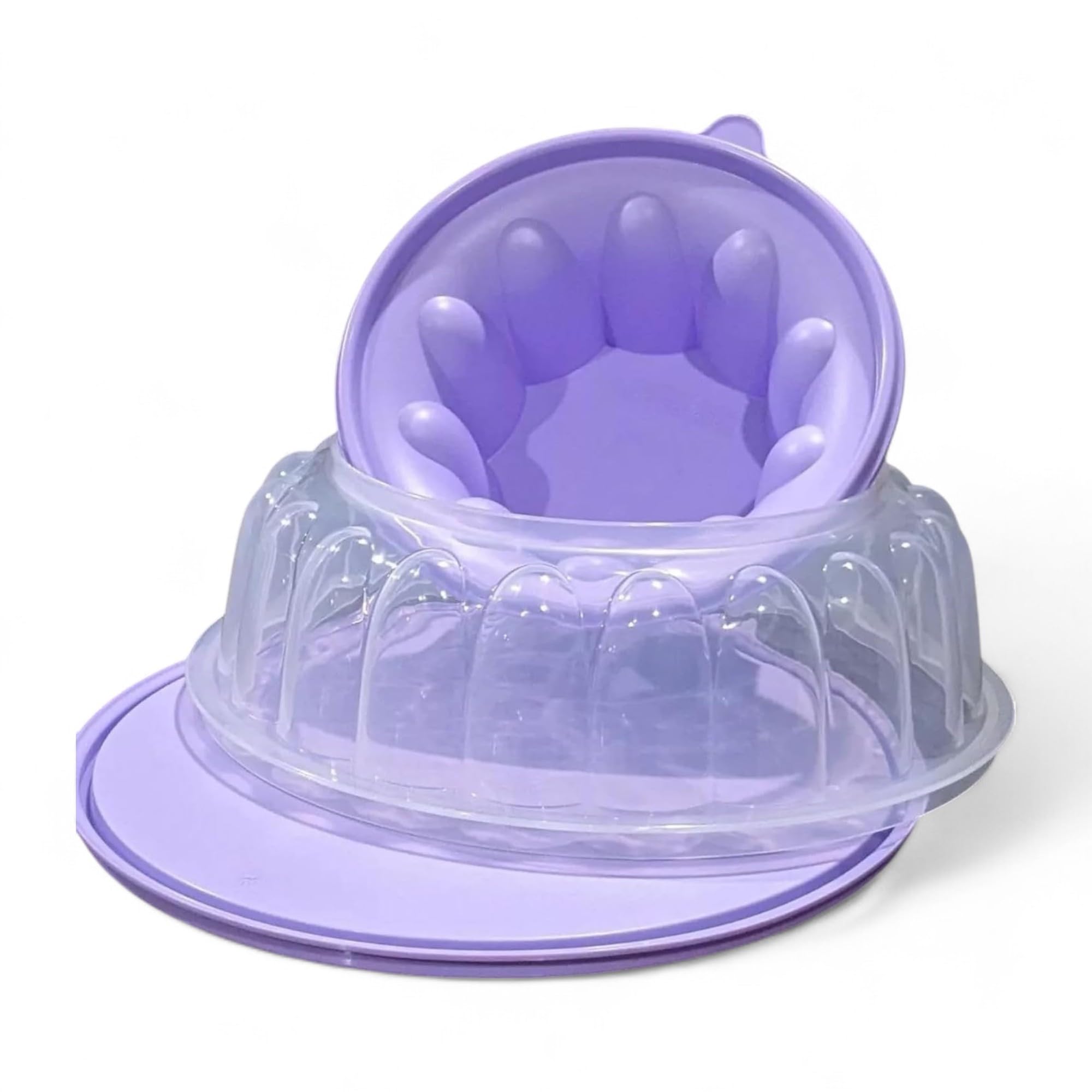 Tupperware Jel Ring Mold, tapas herméticas para sellado seguro.