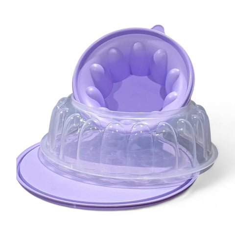 Tupperware Jel Ring Mold, tapas herméticas para sellado seguro.