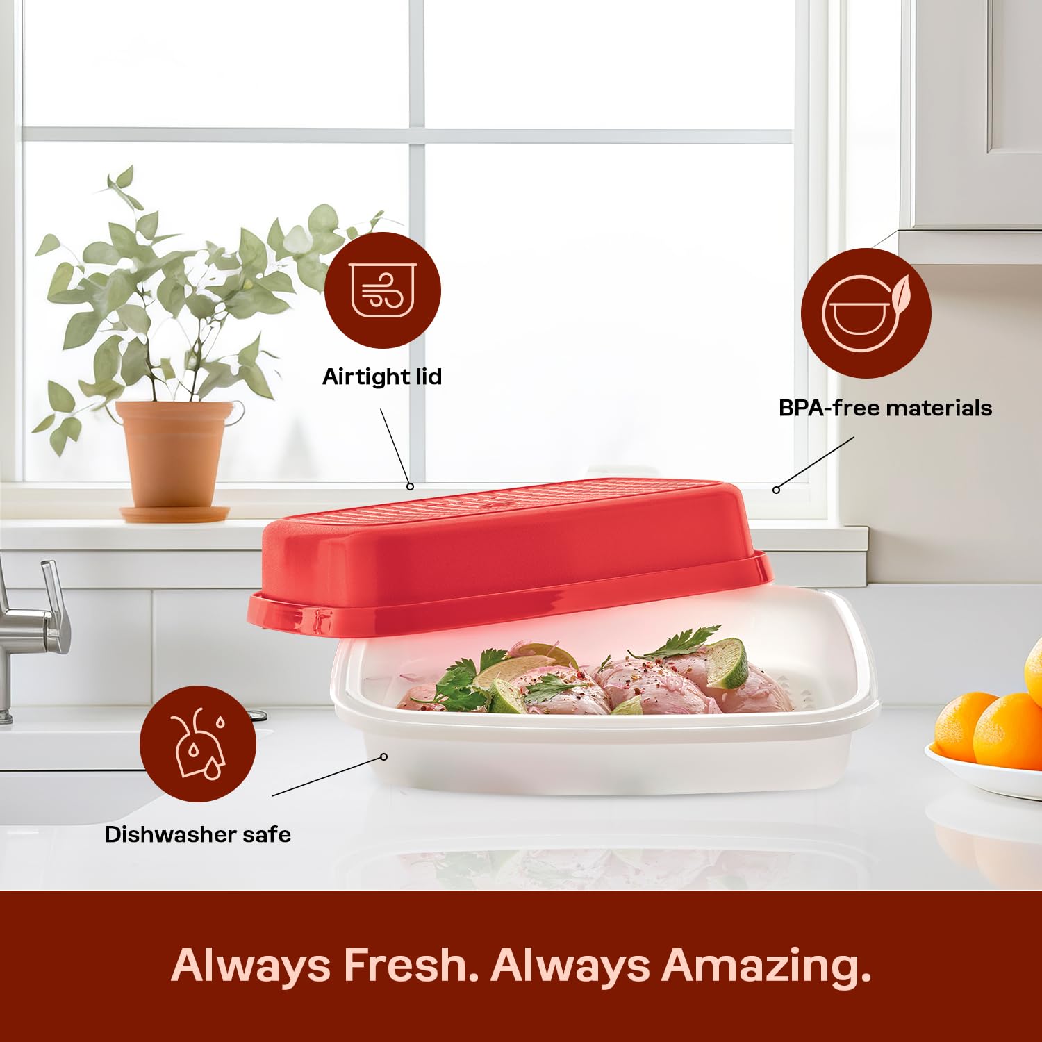 Tupperware Season-Serve apto para lavavajillas y uso diario