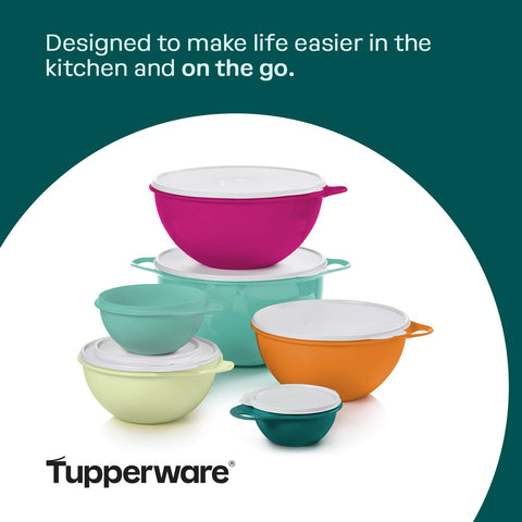 Tupperware Thatsa Fauna: tazones apilables para ahorrar espacio.