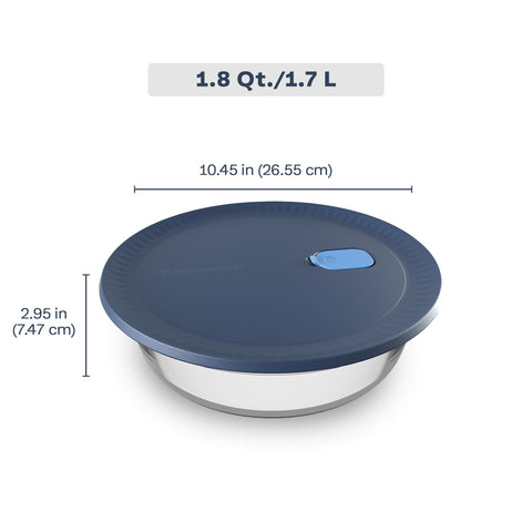 Tupperware Voila, cierre por presión hermético para sellado sin fugas.