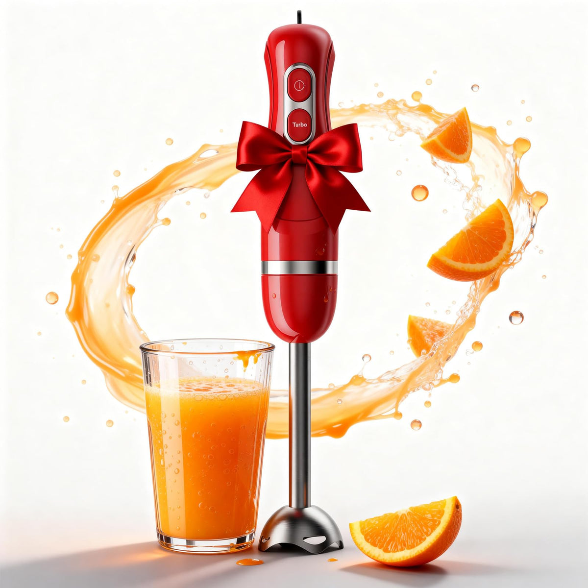 Batidora Turelar con mango ergonómico para uso cómodo.