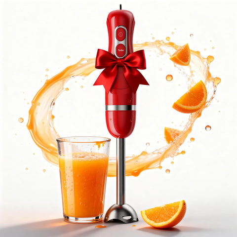 Batidora Turelar con mango ergonómico para uso cómodo.