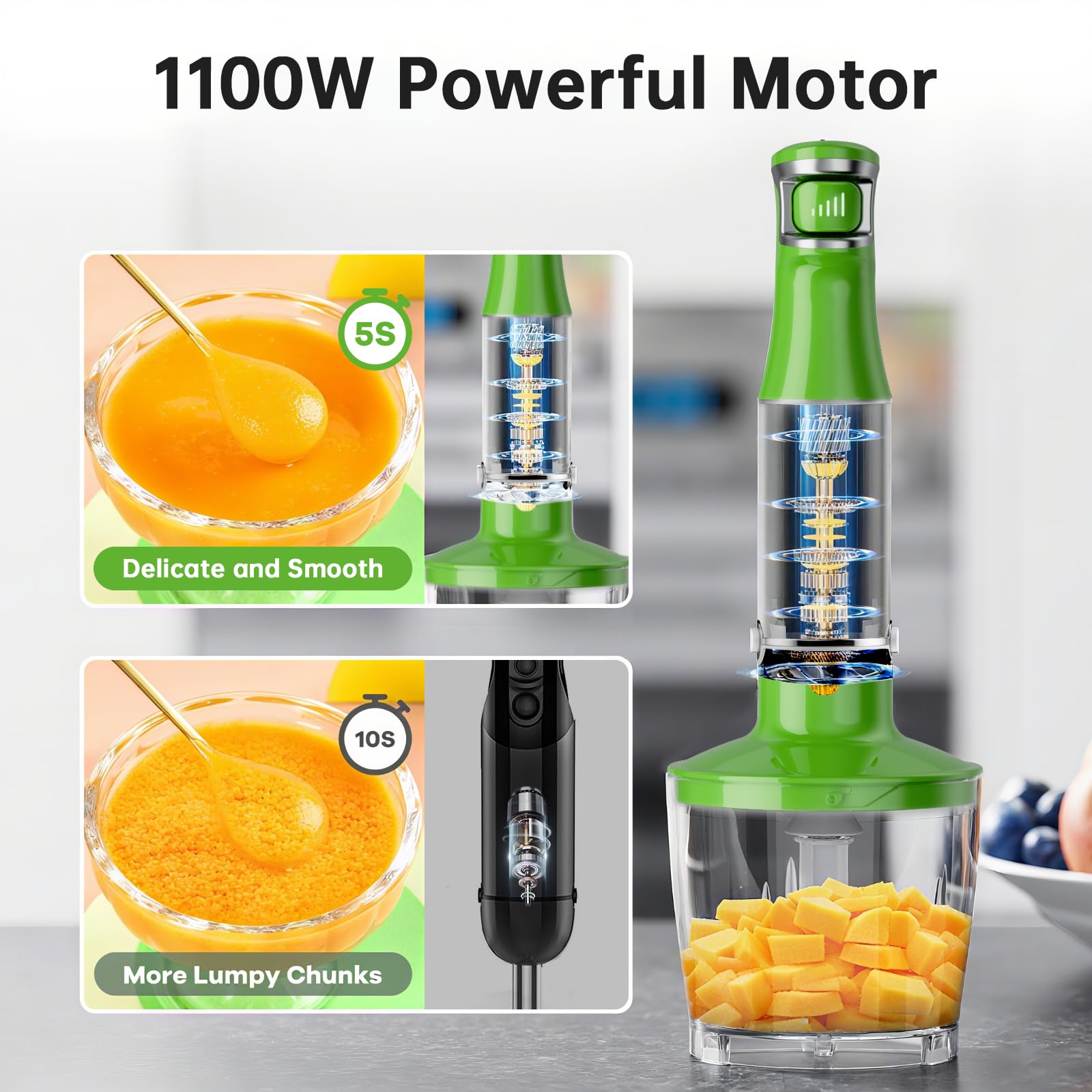Turelar con gatillo de control de velocidad para emulsiones precisas y limpias.