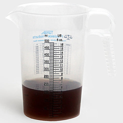 Turnah jarra de medición 16oz con lectura clara para medir con precisión.