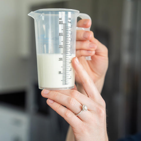 Turnah Jarra para medir 8oz, útil en cocina, laboratorio y proyectos.