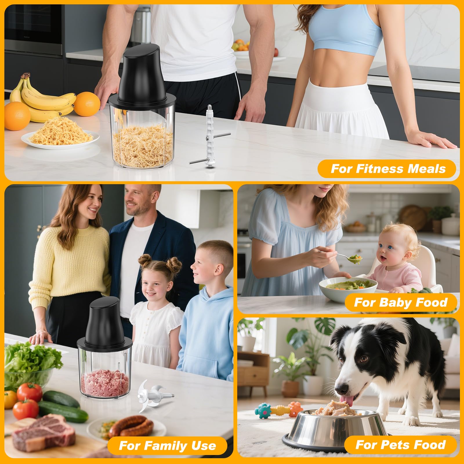 TURNRISE Desmenuzadora-regalo-practico: idea de regalo para cocinas modernas