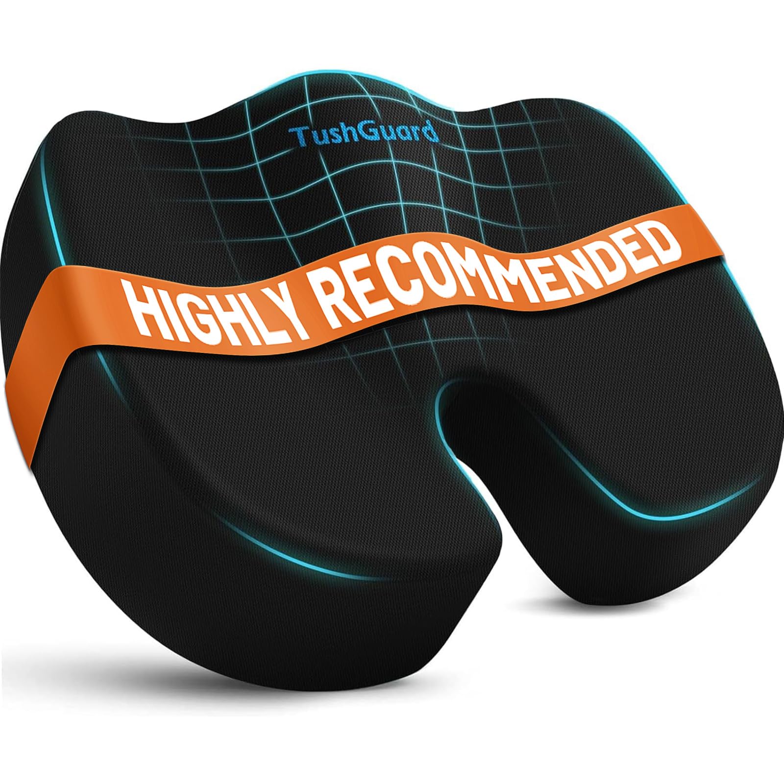 TushGuard almohadilla-espuma-memoria: confort duradero para sesiones largas frente al teclado.