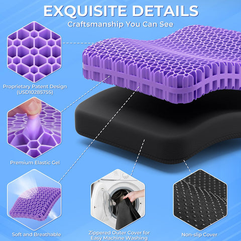 Funda desmontable de TushGuard con cierre para lavado fácil