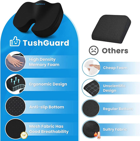 TushGuard mango incorporado para llevar facilita transportarla entre casa, oficina o coche.