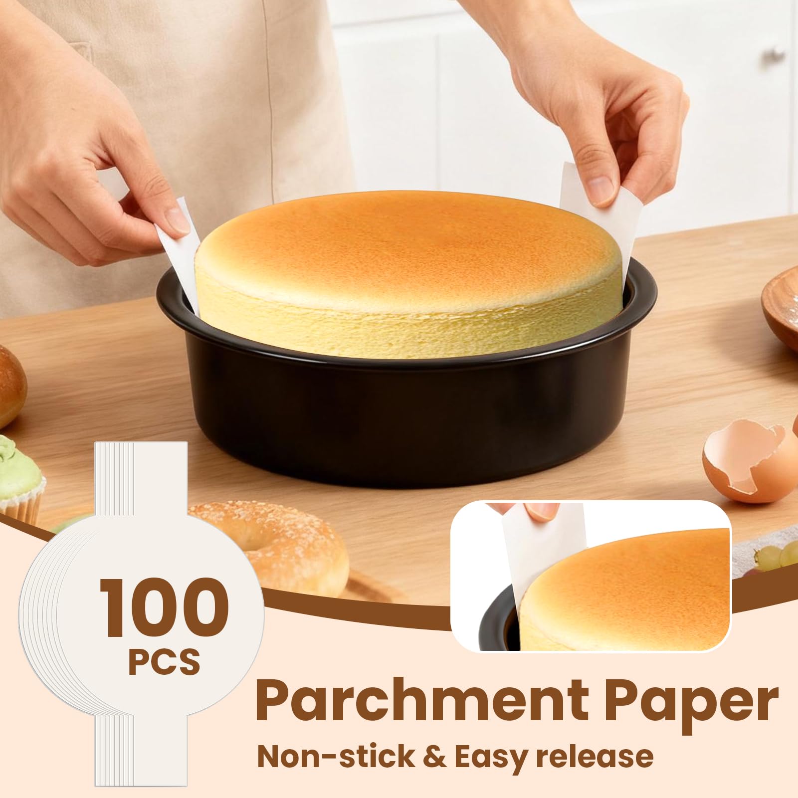 Paredes rectas y bordes profesionales para tortas de acabado nítido.