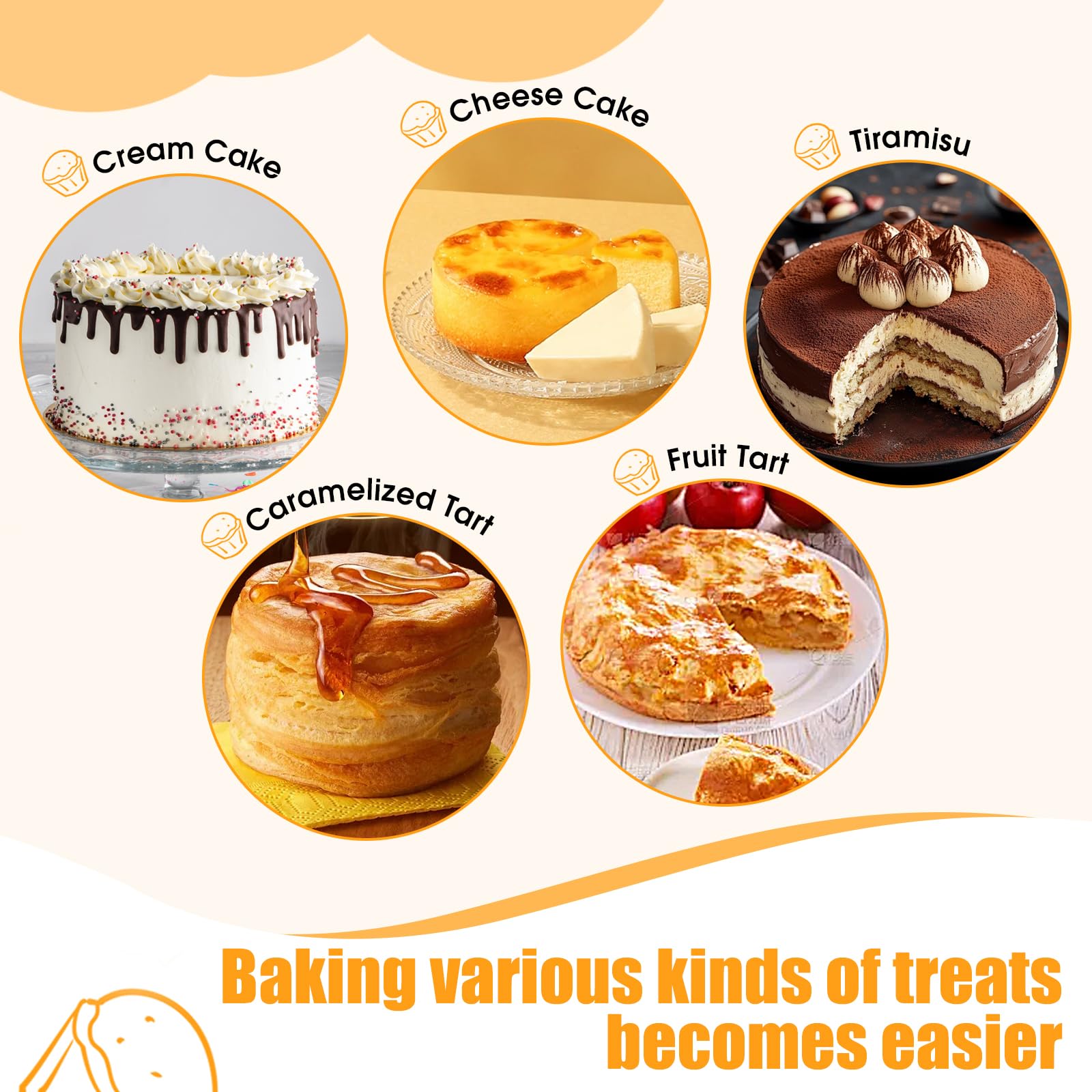 Tutikuki apto para uso doméstico y profesional en repostería.