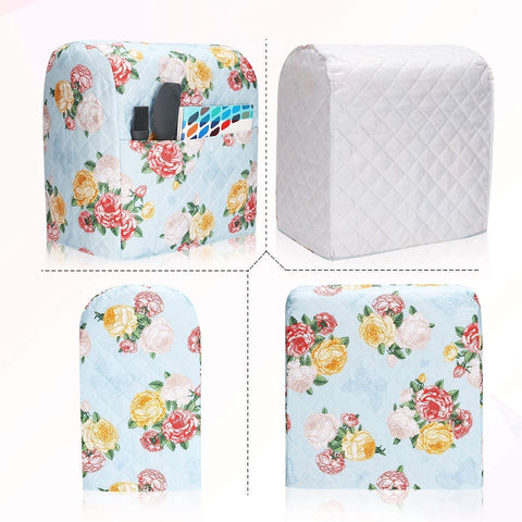 TUYUU cobertor para batidora de pie floral protege contra polvo y salpicaduras