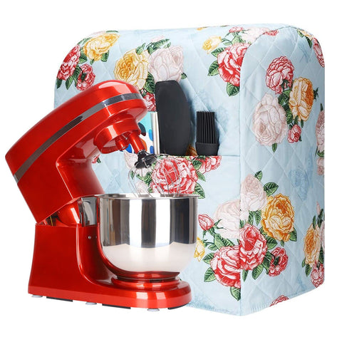 TUYUU funda para batidora de pie con diseño floral mantiene limpia la cocina