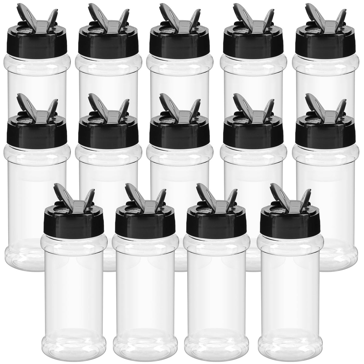 Frascos TUZAZO de 90 ml para especias, a la vista y fáciles de medir.