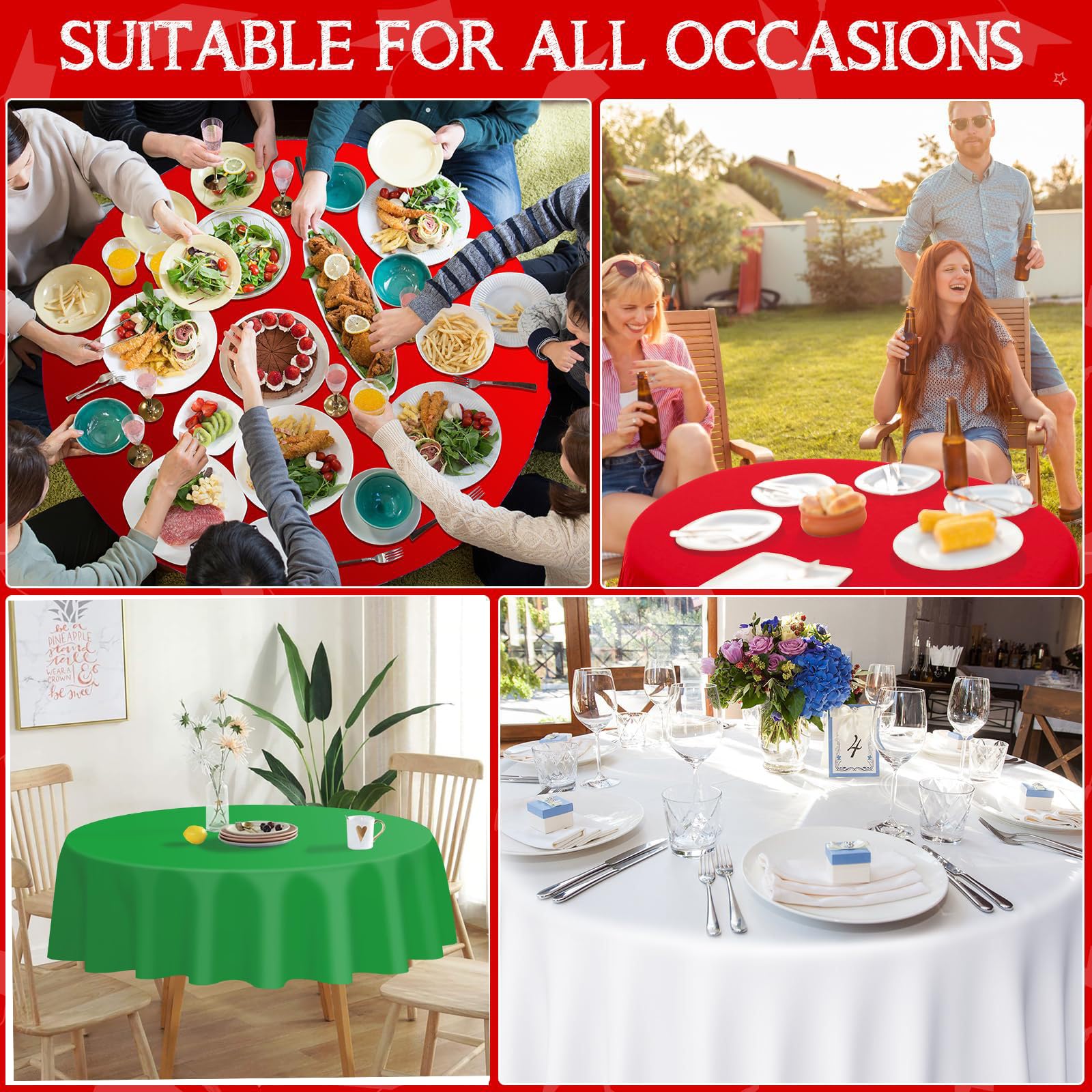 Base versátil TUZIANAN para Navidad e Italia, ideal como decoración de mesa